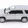2017 Cadillac Escalade, Silver - Welly 24084/4D - 1/24 Scale Diecast Model Toy Car