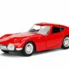 Jada Toys 1967 Toyota 2000 GT Hard Top, Red - Jada 30374WA1 - 1/32 Scale Diecast Model Toy Car