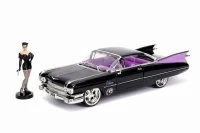 Jada Toys 1959 Cadillac Coupe Deville With Catwoman Figurine, 30458 - 1/24 Scale Diecast Model Toy Car