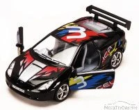 Street Fighter Toyota, Black - Kinsmart 5072/5D - 5 Inch Diecast Model Replica (New, But NO BOX)