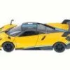 Kinsmart 2016 Pagani Huayra BC With , Yellow/Blue Stripe - 5400DF - 1/38 Scale Diecast Model Toy Car