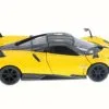 2016 Pagani Huayra BC, Yellow - Kinsmart 5400D - 1/38 Scale Diecast Model Toy Car