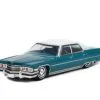 1973 Cadillac Sedan DeVille, Turquoise W/ White Roof - Greenlight 63010F 1/64 Scale Diecast Car
