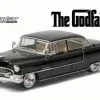 Greenlight The Godfather 1955 Cadillac Fleetwood Series 60, Black - 86492 - 1/43 Scale Diecast Model Toy Car