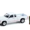 1991 GMC Sonoma ST Pickup Truck & Pennzoil Gas Pump, Greenlight 97120D/48 - 1/64 Scale Diecast Car