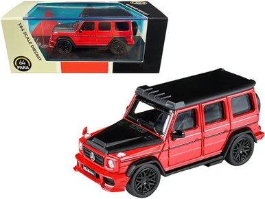 2018 Mercedes-Benz Liberty Walk AMG G63, Red - Paragon PA55162R - 1/64 Scale Diecast Model Toy Car