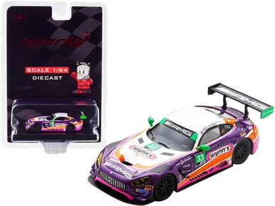 Mercedes-Benz AMG GT3, #33 B. Keating - J. Bleekemolen - L. Stolz - F. Fraga - Sparky Y185B - 1/64 Scale Diecast Model Toy Car